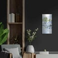 thumbnail image 4 of Luxe Metal Art 'Sailboat Reflections I' by Emma Scarvey, Metal Wall Art, 12"x24", 4 of 9
