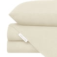 thumbnail image 1 of TESSO HOME Juego de Sábanas de Camiseta Frescas Tipo Algodón Suave Hipoalergénicas (Incluye Sábana Plana, Sábana de Cajón y Fundas de Almohada), 1 of 8