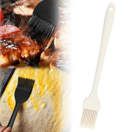 

Kitchen Silicone Oil Brush Food Grade Silicone Oil Brush Spread Evenly High Temperature Barbecue Brush Small Silicone Brush For Barbecue Oil For Kitchen Black Kitchen Silicone Oil Brush