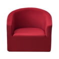 thumbnail image 1 of yuksok Stretch Elastic Sofa Slipcover Furniture Protector Thick for Living Room Red, 1 of 9