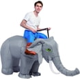 thumbnail image 6 of GOOSH 72 inch Elephant Inflatable Costume, Halloween Blow Up Costumes for Adults Men Women Unisex, Funny Adult Inflatable Costumes for Halloween Party Cosplay, 6 of 6