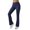 Dark Blue 0810*yoga pants, variant on Women's High Waisted Flare Yoga Pants Wide Leg Leggings for Women Tummy Control Workout Gym Running Athletic Compression Legging Light Blue 00*yoga pants XL