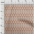 thumbnail image 1 of oneOone Polyester Lycra Fabric Ogee Ikat Print Fabric BTY 56 Inch Wide, 1 of 1