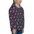 thumbnail image 5 of Kdxio Ping Pong Rackets And Balls Pattern Kids Boys Girls Zip Up Hoodie 3D Printed Hooded Sweatshirt Hoody Coat with Pocket 7-12 Y-Medium, 5 of 6