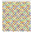 thumbnail image 3 of Ambesonne Colorful Shower Curtain, Rainbow Mosaic Tiles, 69"Wx84"L, Multicolor, 3 of 3