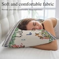 thumbnail image 5 of Spring Botanical Pillow Covers 12"x20", Farmhouse Vintage Black Plaid Brown Soft Brushed Microfiber Breathable Throw Pillow Covers, Decorative Pillowcase with Zipper for Couch Sofa Bedroom, 5 of 9