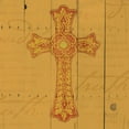 thumbnail image 3 of Grey, Jace 12x12 Black Modern Framed Museum Art Print Titled - Wood Cross 2, 3 of 5
