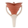 thumbnail image 2 of Ludlz Kitchen Funnel Handle Design Anti-Deformed Foldable Compact Size Soft Dispense Wine Solid Color Folding Silicone Beer Funnel for Restaurant, 2 of 8