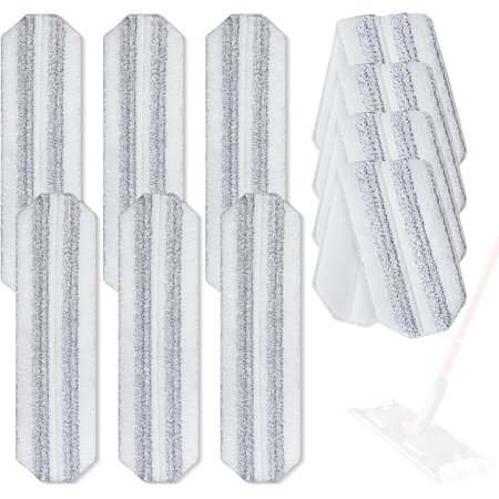 10Pcs Mop Replacement Pads, Compatible with OC H2prO Flat Mop System Universal Mop Pads Mop Head Refills Washable Wet Mop,Replacment for Vileda H2prO Size Mops