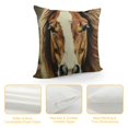 Chilfamy Horse Theme Throw Pillow Covers Sweet Home Pillowcase Zipper
