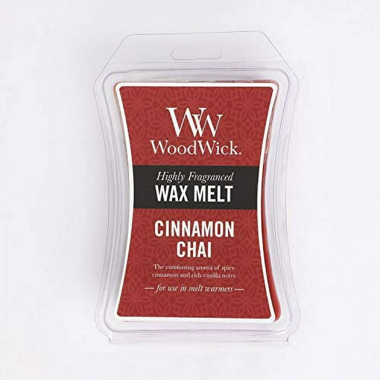 Woodwick Cinnamon Chai Wax Melts, 1 Pack of 6 