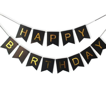 Bag Hang Pennants Happy Birthday Paper Flag Party Favor Decor Celebration Supplies (Best Way To Hang Pennants)