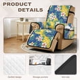 thumbnail image 3 of TSOVTHRID Tropical Floral Palm Leaf Print Recliner Cover Non Slip Recliner Chair Covers Lazy Boy Recliner Cover Furniture Protector Cover with Storage Pocket Reclining Slipcovers for Dogs, Pets, 3 of 7