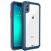 SMPL iPhone Xs Max Drop Proof, Lightweight, Protective Wireless Charging Compatible iPhone Case - Navy