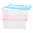 thumbnail image 3 of KAKOWELY Reptile Feeding Box 2pcs Silkworm Baby Feeding Boxes Tortoise Gecko Reptile Breeding Boxes6.5"X3.74"X2.56", 3 of 5