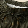 thumbnail image 4 of Maoxin Women's Skirts Women's Summer Fresh Double Layer Printed Pocket Inner Half Skirt ,Army Green,M, 4 of 8