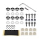thumbnail image 1 of 1 Juego de Tornillos de Placa de Matrícula Antirrobo M6 Kits de Sujetadores de Seguridad para Auto con Tornillos Color Plateado, 1 of 7