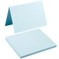 thumbnail image 1 of Paquete de 50 tarjetas plegadas de color azul claro de Toperd, 7,5 x 12,5 cm, 1 of 7