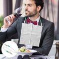 thumbnail image 2 of Miangastore 3pcs Napkin Clips Flexible Chain Bib Clips Bib Fixing Holder Clips Chain Clips, 2 of 8
