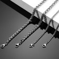thumbnail image 3 of Cuban Chain Bracelets Stainless Steel Bracelet Keel Chain 3/5 Mm Curb for Men Women Free Shipping Factory Offer Punk Jewelry GC, 3 of 6