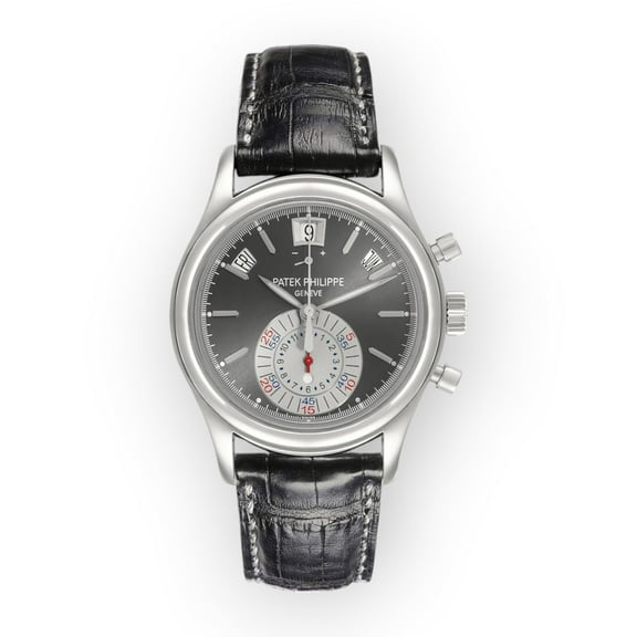 Pre-Owned Patek Philippe 5960P Men’s Platinum Annual Calendar Chronograph Automatic Watch –