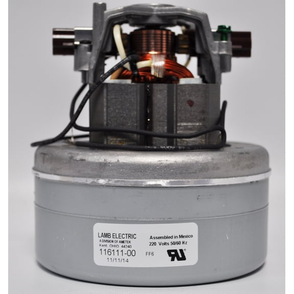 Ametek Lamb 5.7 Inch 240 Volt B/S 2 Stage Thru-Flow Peripheral Motor 116111-00