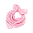 thumbnail image 1 of Zhuge Bufanda cuadrada de seda para mujer, bufandas de moda, ligeras, pequeñas, de color liso (rosa), 1 of 4