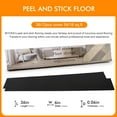 thumbnail image 6 of 36-Pack 54 Sq.ft Peel and Stick Floor Tiles,Black Vinyl Flooring Wood Plank,Self-Adhesive Waterproof for Bedroom, Kitchen, Living Room Home Decor, 6 of 8