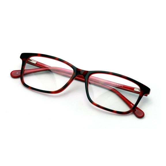 Computer Reading/Gaming/TV/Phones Glasses for Women, Anti Eyestrain & UV Glare - black reader reading glasses with BLUE LIGHT BLOCKING, UV protection