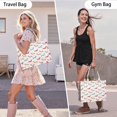 thumbnail image 6 of Large Capacity Tote Bag,Colorful Funny Dachshund Handbag Fashion Luxury Tote Bag,15.7"x13"x 5.1" Inches,Laptop Compatible, 6 of 6