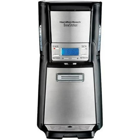 Hamilton Beach 48465 Black/Steel BrewStation Summit Ultra 12 Cup Coffeemaker