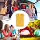 thumbnail image 5 of Hukapapa Bolsos cruzados pequeños para mujer Monedero para teléfono celular con bolsillo para teléfonoamarillo, 5 of 5