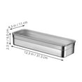thumbnail image 2 of FESTFENDS 1Jgo Cubiertos De Metal Para Cajón Con Superficie Lisa Ideal Para Restaurantes Color Plata, 2 of 8