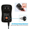thumbnail image 4 of Adaptador de fuente de alimentación universal de CA a CC de 30 W con puerto USB de 5 V 2,1 A, carga Tomshoo Adaptador de corriente, 4 of 7