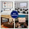 thumbnail image 6 of InstaHibit 177" 16:9 DIY Projection Screen Material Matte White PVC Coated 154"x86" In/Outdoor Home Conference Room, 6 of 9