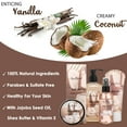 thumbnail image 4 of Aqua Elegante Spa Gift Basket For Women - Luxury Bath Set With Coconut & Vanilla, 4 of 10