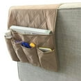 thumbnail image 2 of Lounge Chair Organizer, Armchair Caddy for Couch with Remote Control Holder, Space Saver Non-slip Back Multifunctional Storage for Recliner, Sofa, 5 Pockets, 2 of 5