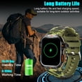 thumbnail image 2 of General New Smart Watch (Answer/Call) Outdoor Sports Watch LED Altimeter Barometer 100+ Sports Modes 600mAh Battery Multimedia Message Viewing Weather Pedometer Fitness Tracker For Android Phone Gift, 2 of 17
