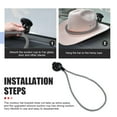 thumbnail image 5 of 1PC Cowboy Hat Mounts, Cowboy Hat Holder Rack for Truck SUV Car, Hat Holder for Truck Seat Car, 5 of 7