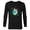 Black, variant on Disney Princess Ariel Mermaid Holiday Christmas Ornament - Long Sleeve T-Shirt for Men - Customized-White