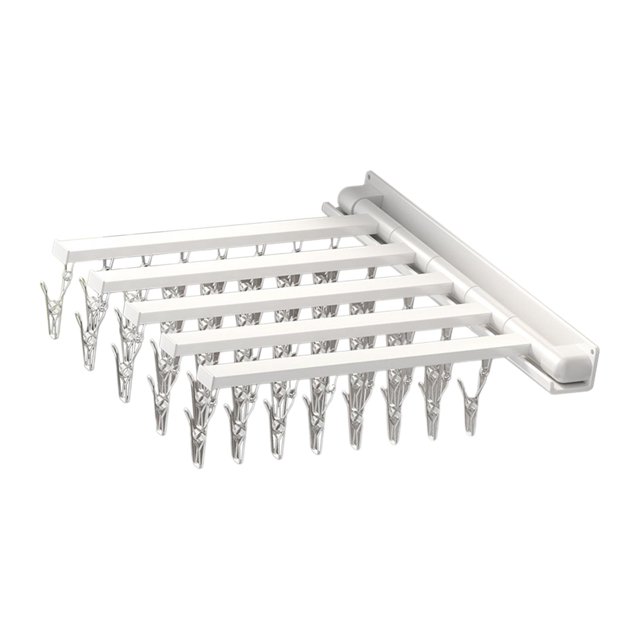Sock Drying Hanger Rack Multifunction Wall Hanging Organization Foldable Drying style H