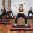 thumbnail image 2 of Costway Fitness Aerobic Step 43" Cardio Adjust 4" - 6" - 8" Exercise Stepper w/Risers, 2 of 10