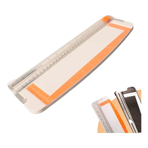 Guillotina Regla Cizalla Cortadora Papel Carta Foto Tarjeta