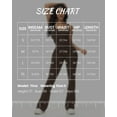thumbnail image 6 of Vine Women Jumpsuits Sleeveless One Piece Sexy Flare Yoga Workout V Back Scrunch Butt Stretch Jumpsuit.., 6 of 7