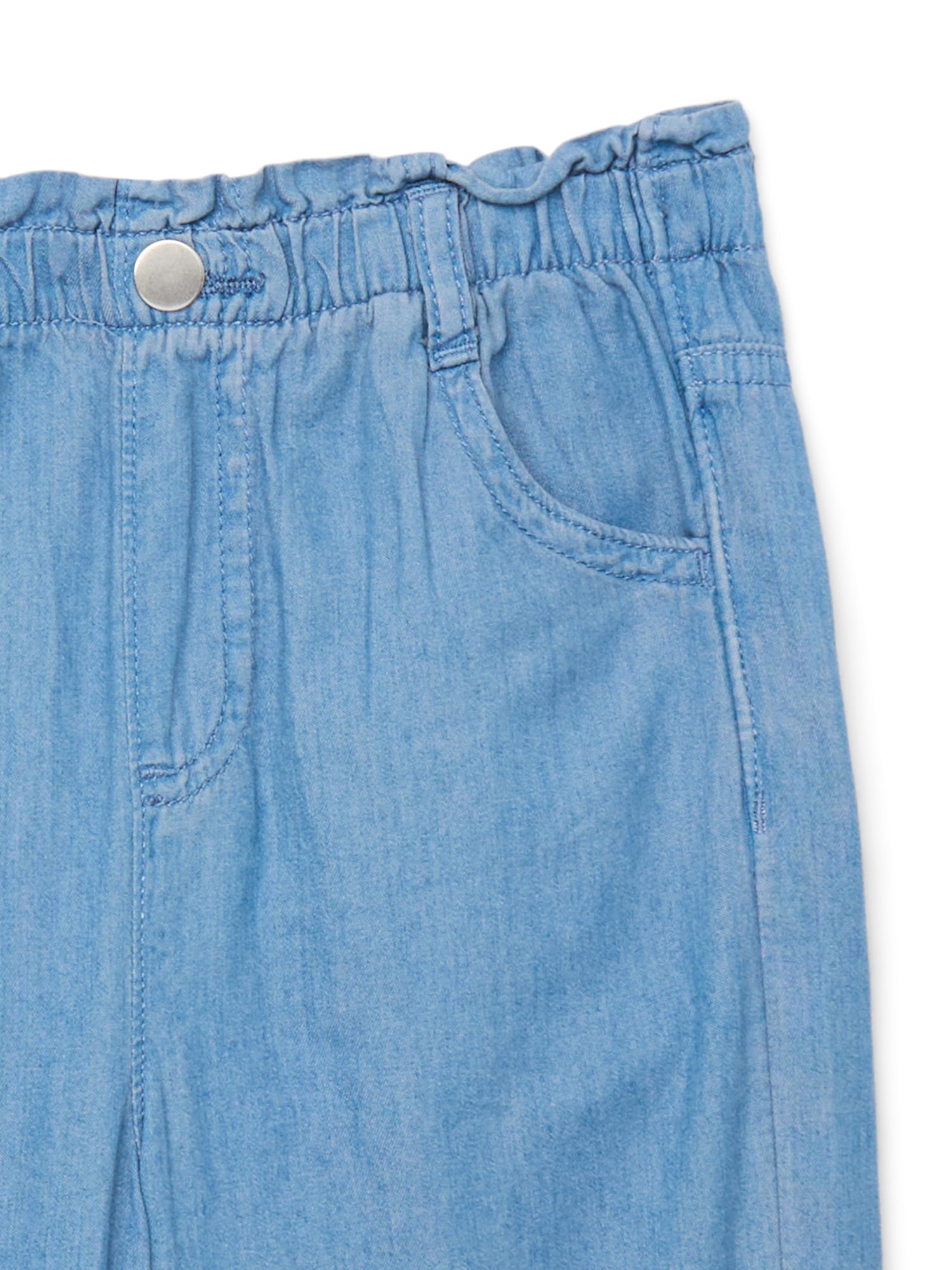 Garanimals Toddler Girl Paperbag Waist Denim Pants, Sizes 18M-5T