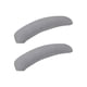 thumbnail image 1 of 2 Fundas extraíbles para reposabrazos de silla de oficina Sunnimix Fundas para reposabrazos gris claro, 1 of 7