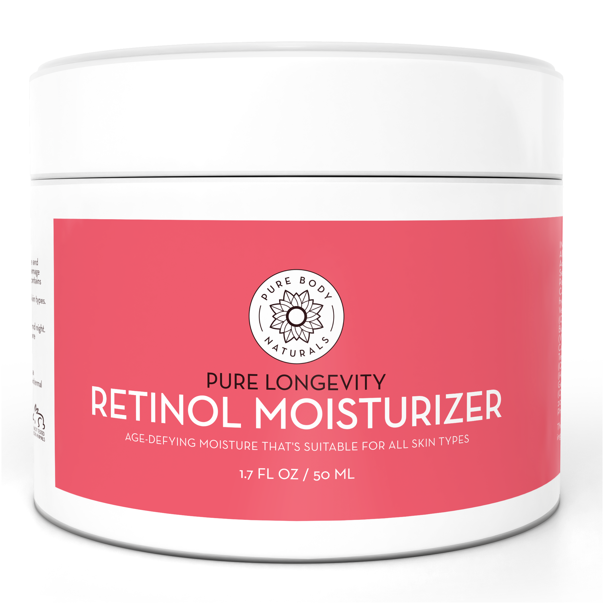 Pure Body Naturals Retinol Moisturizer, 1.7 fl oz photo 1