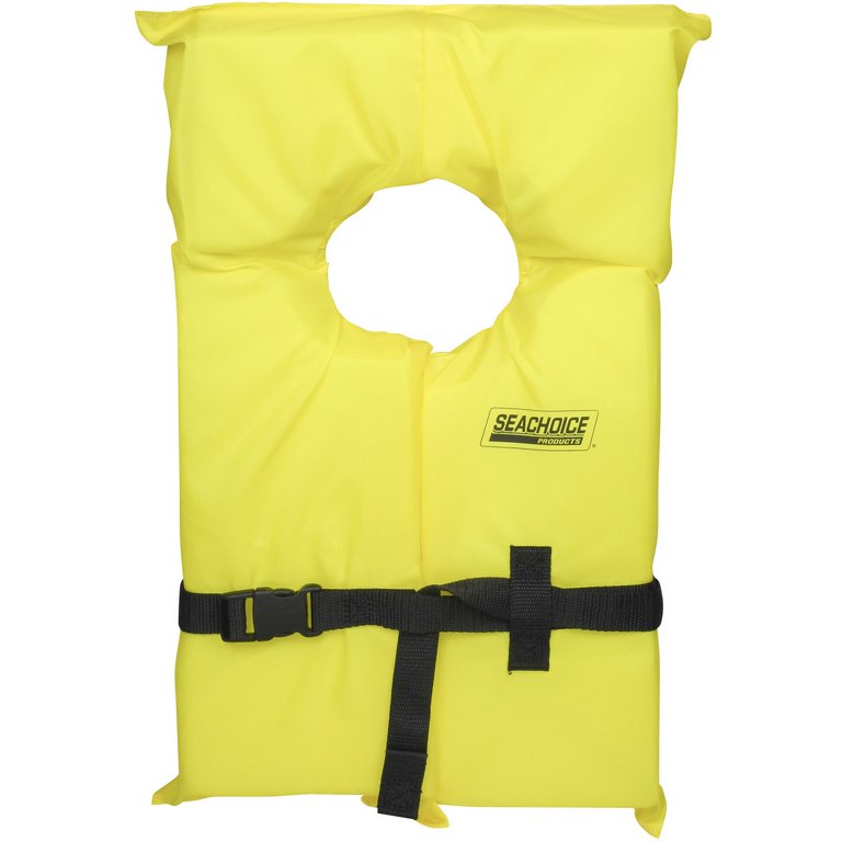 Seachoice, Type II Life Vest, Adult, 86020, Yellow - Walmart.com