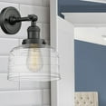 thumbnail image 4 of Innovations Lighting  Franklin Restoration Bell 1 Light 8" Sconce Matte Black, 4 of 5