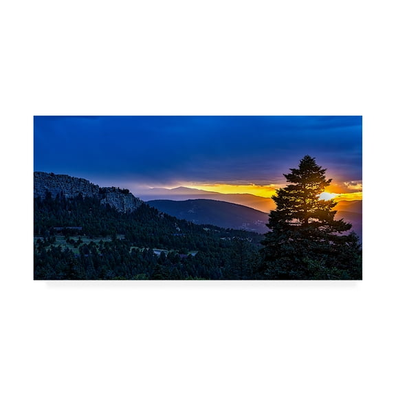 Trademark Fine Art 'Fading Glow' Canvas Art by Chuck Burdic